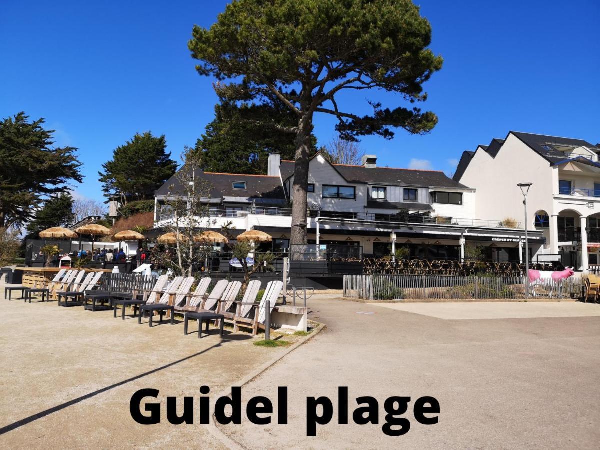 Maisonnette T2 Bord De Mer Guidel Plage Esterno foto