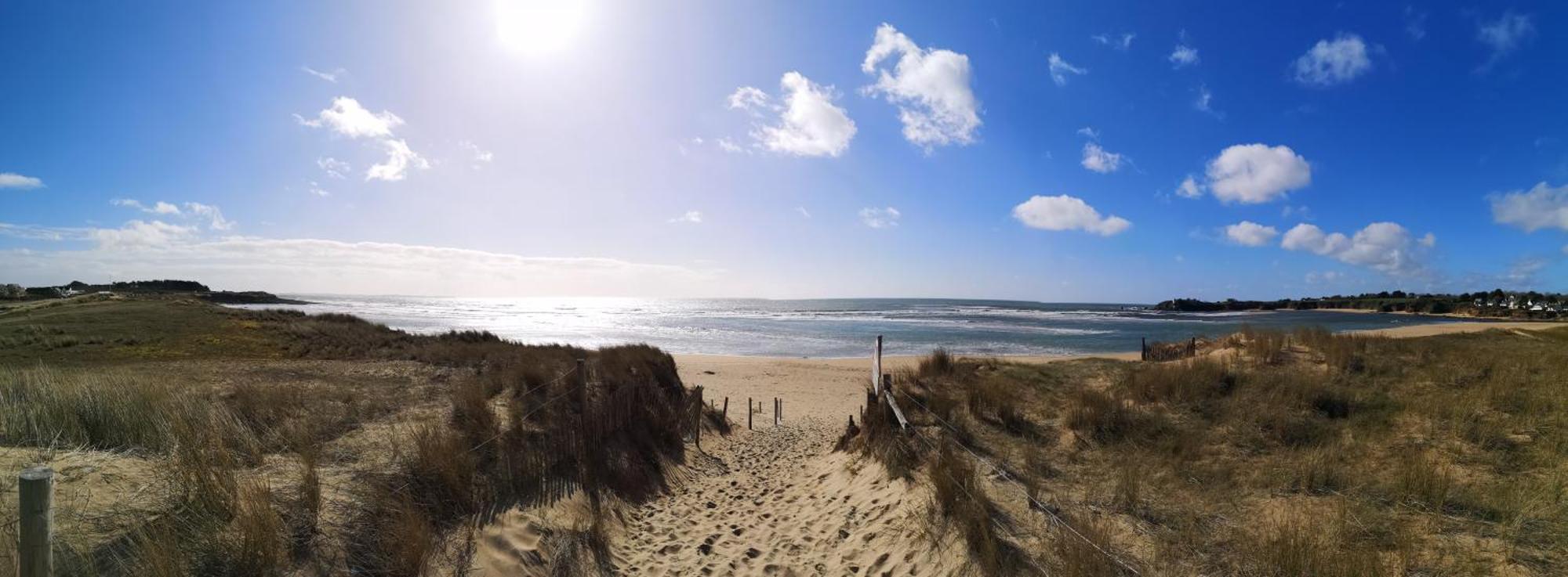 Maisonnette T2 Bord De Mer Guidel Plage Esterno foto